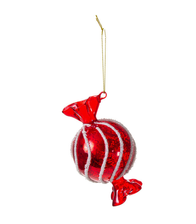 Joulukoriste candy punainen 11cm