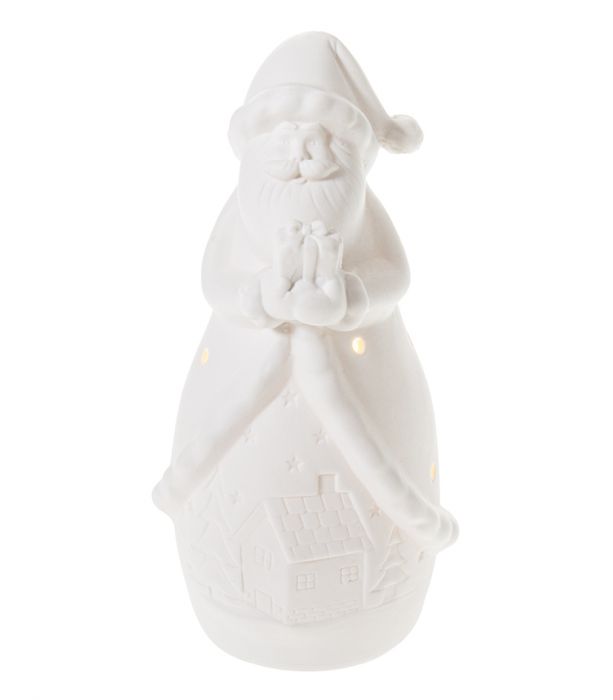 Joulupukki led-valoilla 18,5cm