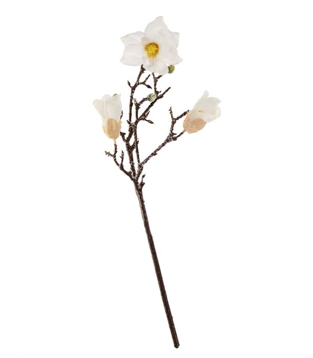 Magnolia 56cm valkoinen huurre