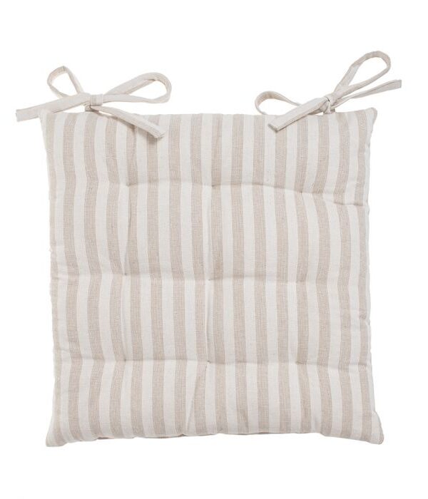 Istuintyyny 38x38cm beige  STRIPE - Kuva 1