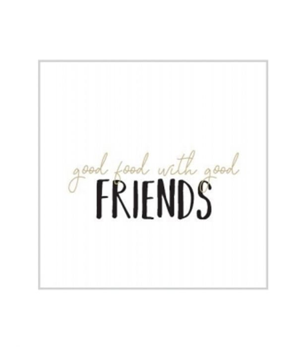 Servetti 33x33cm friends