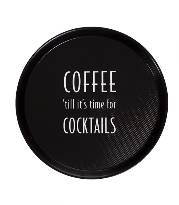 Tarjotin Ø35cm coffee