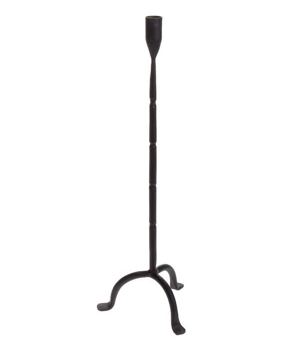 Kynttilänjalka musta 50cm IRON - Kuva 1