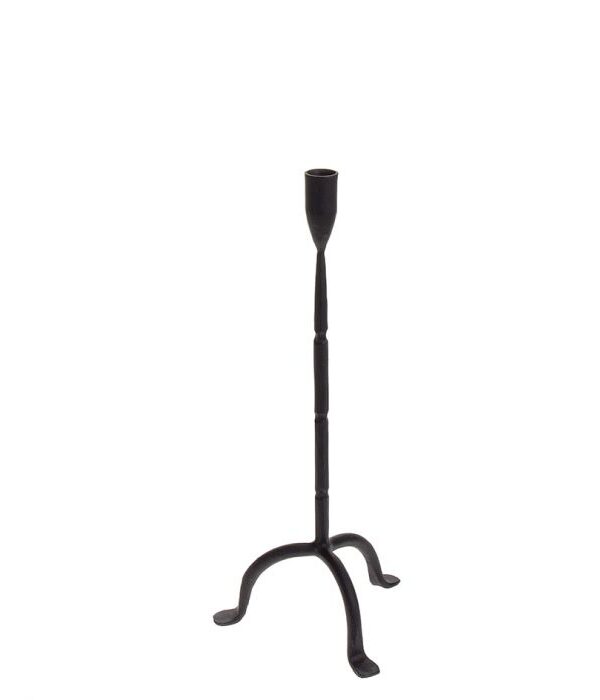 Kynttilänjalka musta 40 cm IRON - Kuva 1