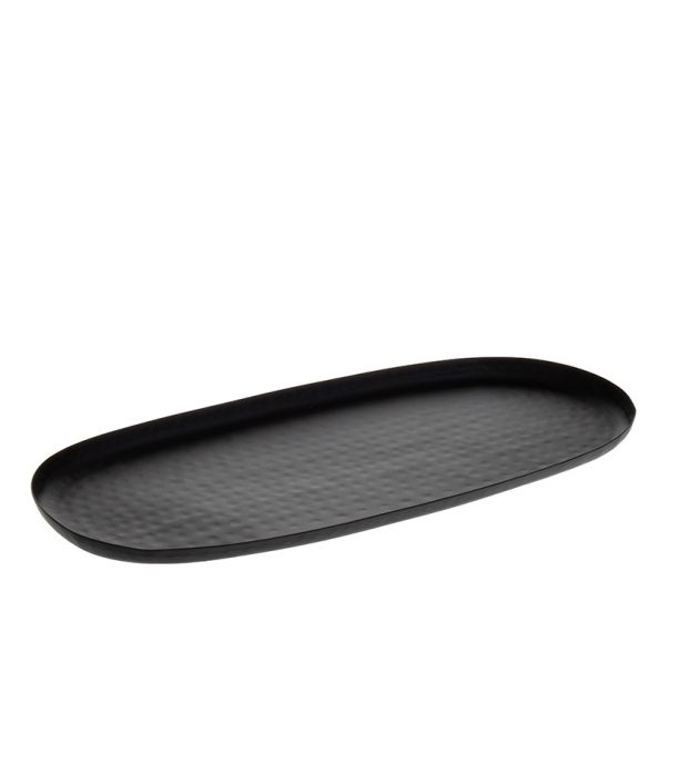 Tarjotin soikea musta 30cm