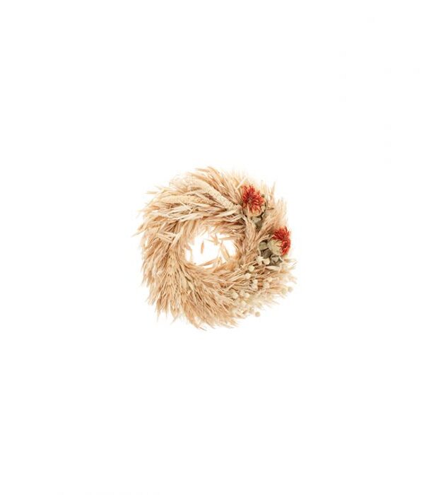 Kuivakukkakranssi Ø18cm LEAFY - Kuva 1