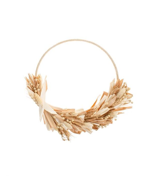 Kuivakukkakranssi 32cm LEAFY - Kuva 1