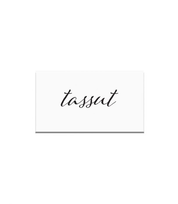 Kyltti 5x3cm tassut