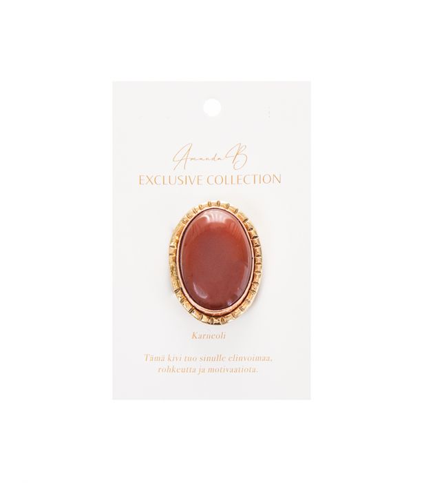 Sormus karneoli EXCLUSIVE