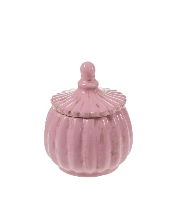 Keraaminen purkki 18cm pinkki