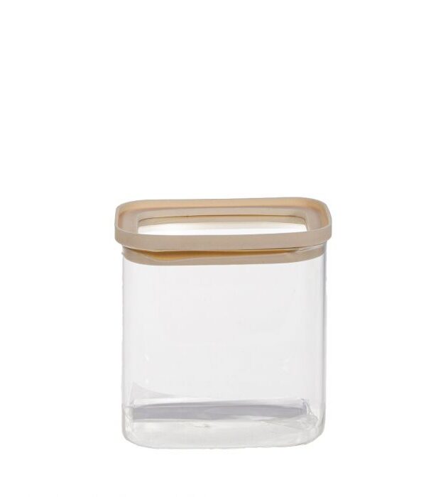 Lasipurkki 800ml kerma/kirkas - Kuva 1