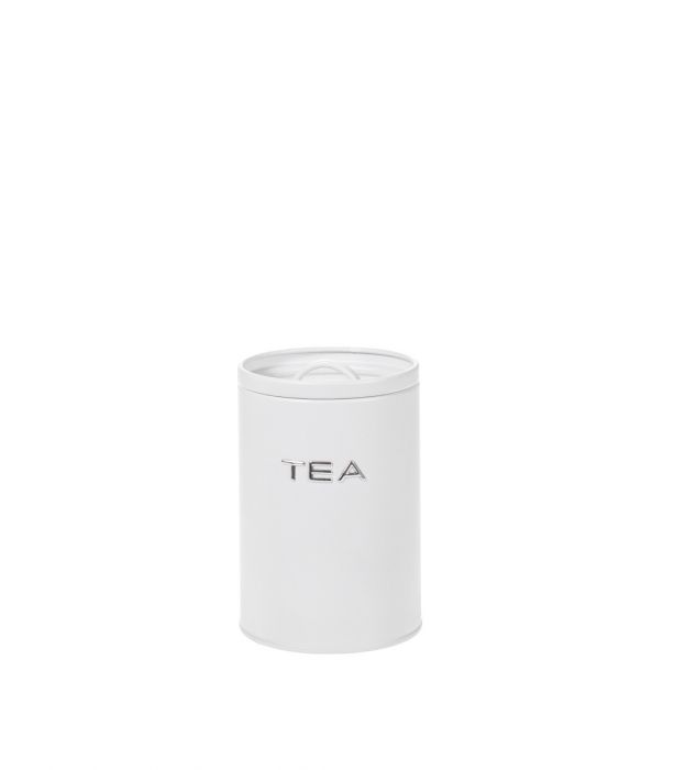 Peltipurkki Tea valkoinen