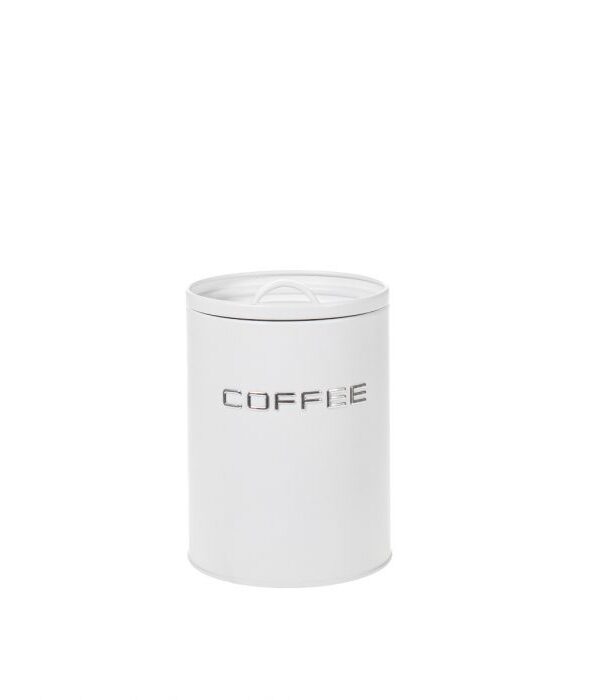 Peltipurkki Coffee valkoinen - Kuva 1
