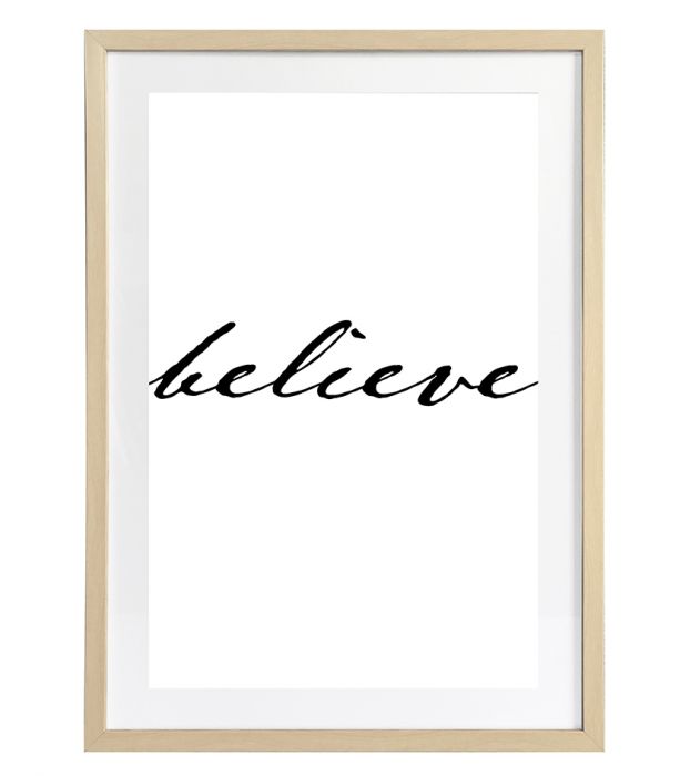Taulu Believe 50x70cm DECO