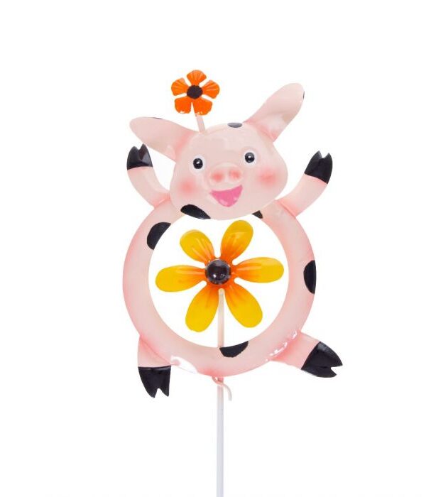 Puutarhatikku possu 65cm - Kuva 1
