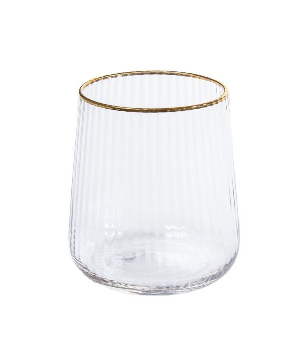 Juomalasi 500ml kultareuna - Kuva 1