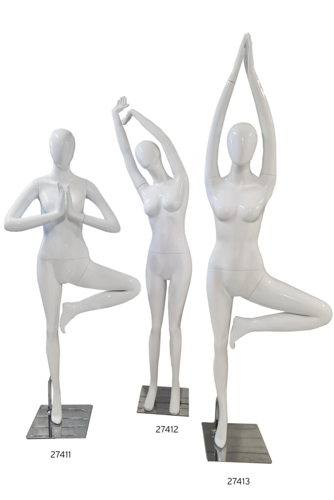 Mallinukke Yoga valkoinen