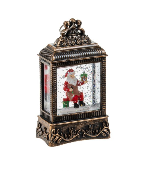 LED-lyhty joulupukki 15cm