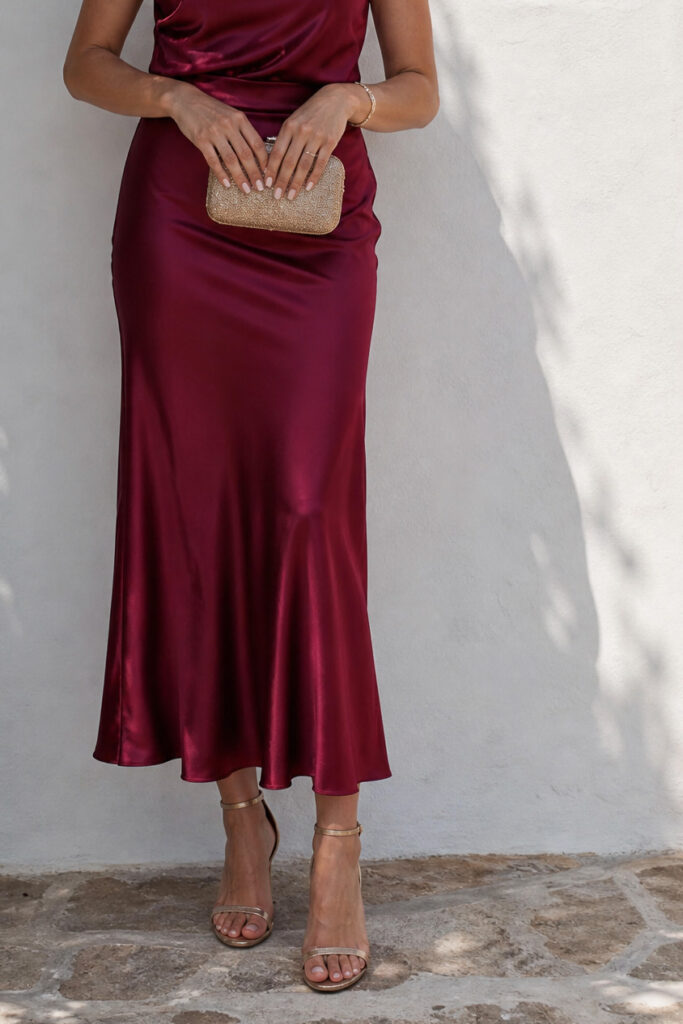 Satiinihame burgundy MIA