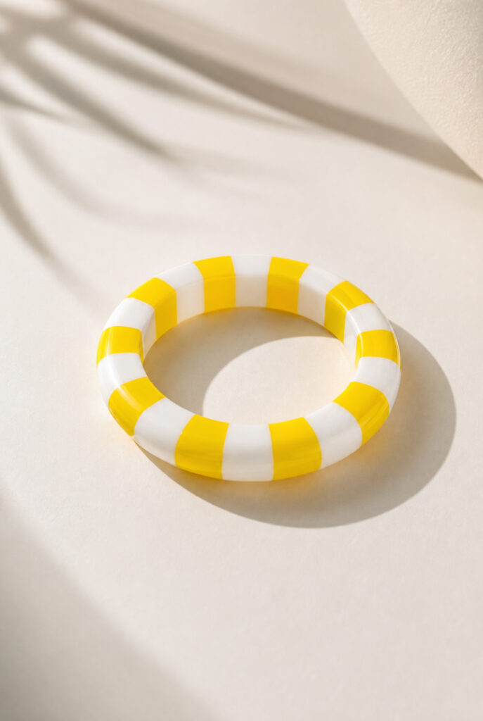 Rannekoru keltainen STRIPE