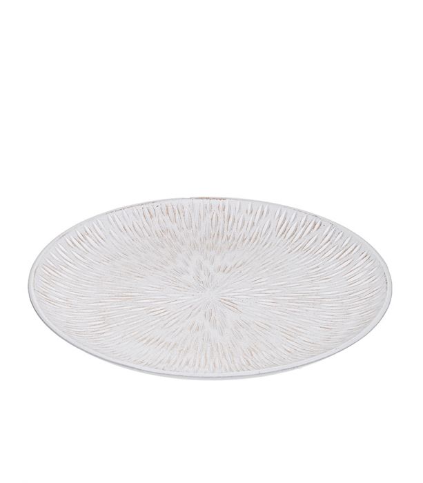 Koristelautanen 34cm valk AVA