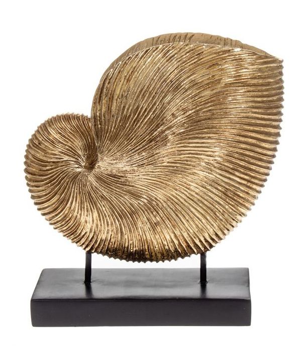 Simpukkakoriste 37cm kulta SHELL