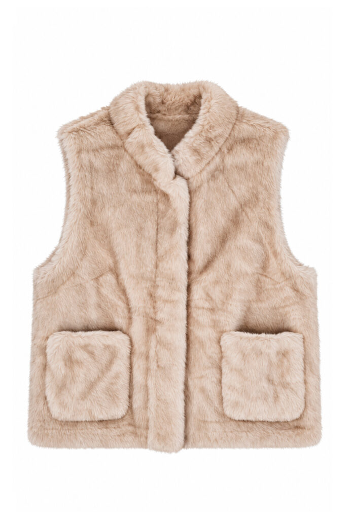 Tekoturkisliivi beige