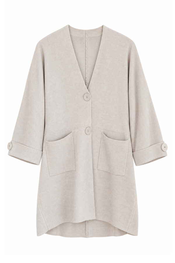 Neuletakki beige