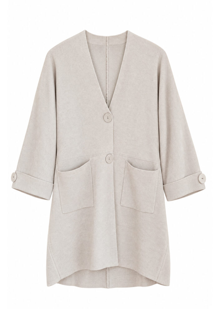 Neuletakki beige