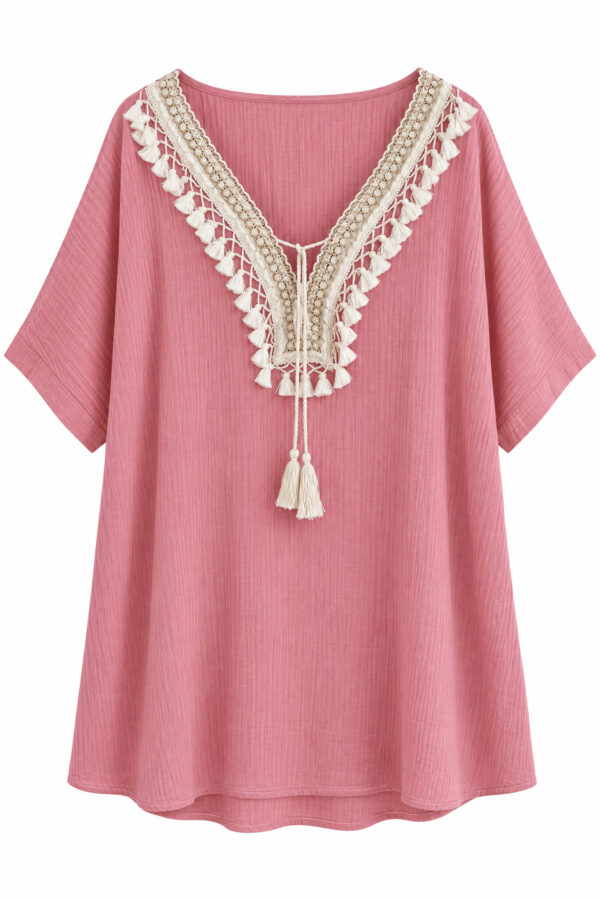 Paita rosa boho PLUS - Kuva 3