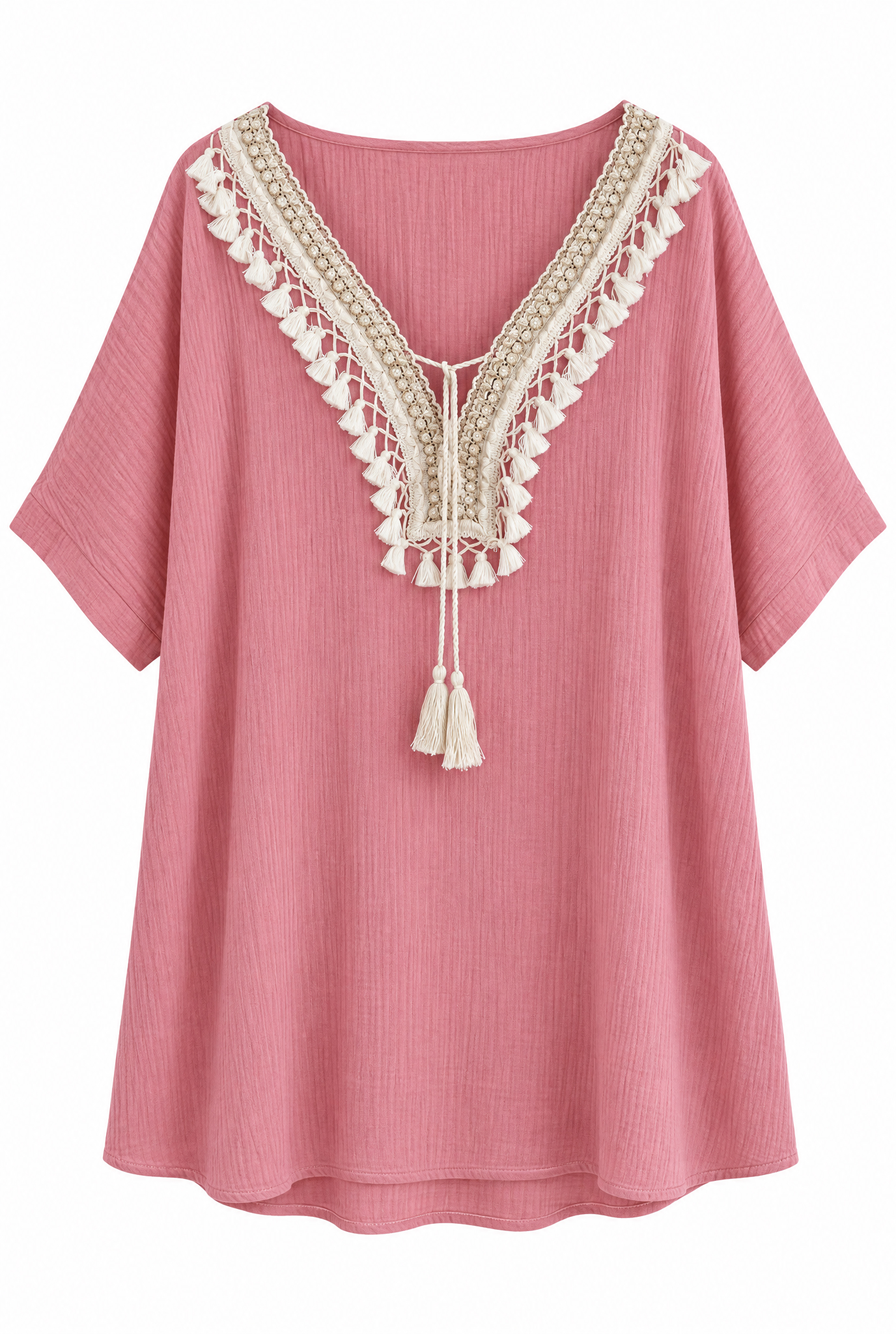 Paita rosa boho PLUS - Kuva 3