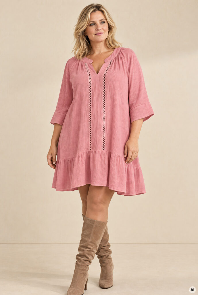 Tunika rosa PLUS