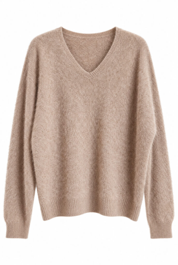 Neule vaaleanruskea CASHMERE TOUCH