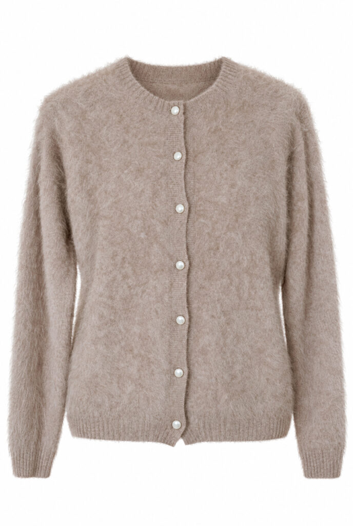 Neuletakki vaaleanruskea CASHMERE TOUCH