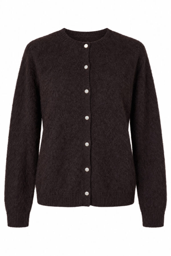 Neuletakki tummanruskea CASHMERE TOUCH