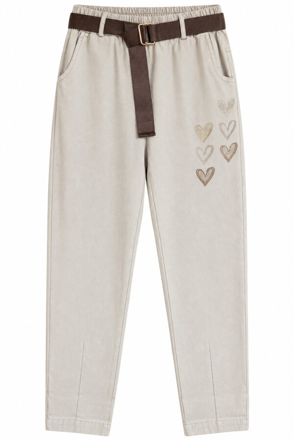 Housut beige