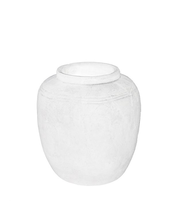 Vaasi 27cm valkoinen TERRA