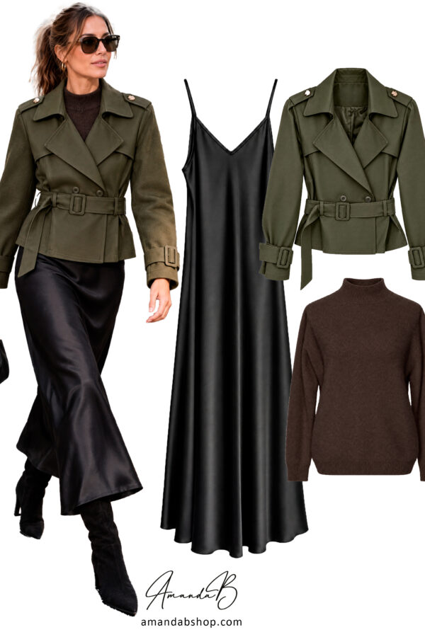 Neule tummanruskea CASHMERE TOUCH - Kuva 2
